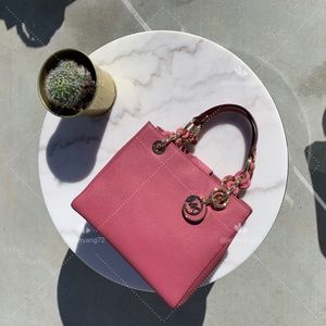 MK MICHAEL KORS CYNTHIA Small LEATHER Satchel Bag